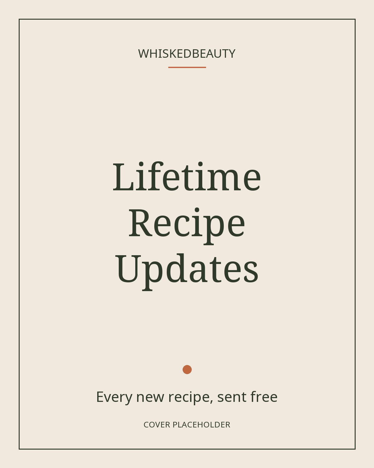 Lifetime Recipe Updates cover placeholder
